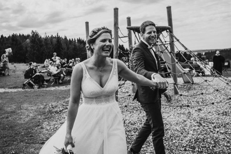Hochzeitsfotograf Allgäu Hochzeit Alpe Hohenegg Paar nach der Trauung